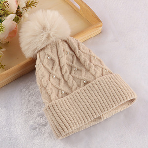 New product women's <em>winter</em> <em>warm</em> beanie skull cap cuffed <em>hat</em>