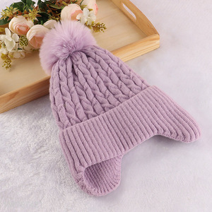 Wholesale women's <em>winter</em> <em>warm</em> beanie skull cap cuffed <em>hat</em>