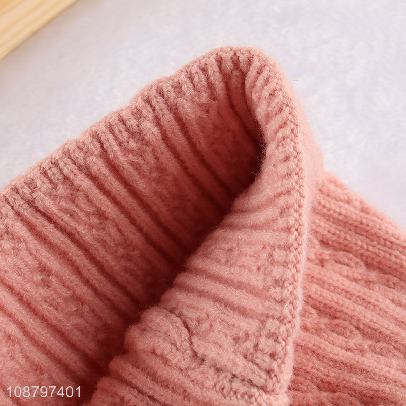 China imports women's winter cuffed beanies knit skull caps