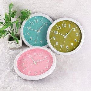 Wholesale decorative wall clock silent quartz wall clock