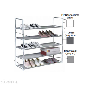 Factory price 5tiers shoes rack for household