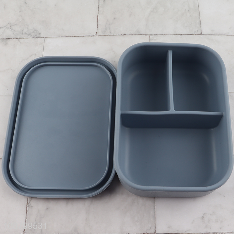 Online wholesale silicone portable lunch box bento box