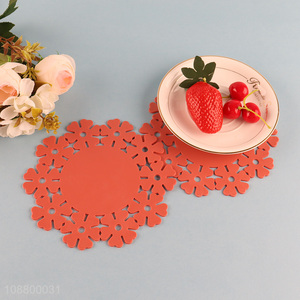 Wholesale 2pcs snowflake shape <em>pot</em> holders cup coasters