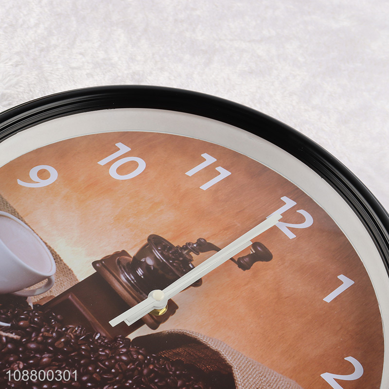 New arrival round silent wall clock for kitchen cafe decor