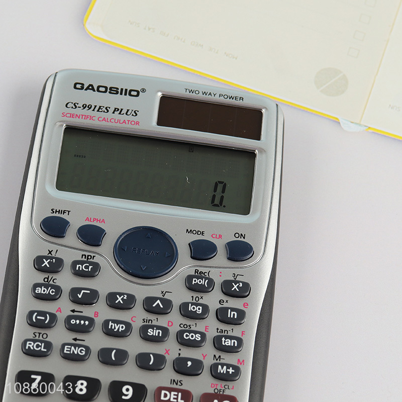 High quality 12 digits scientific calculator for students