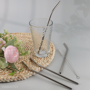 Hot selling reusable stainless steel drinking straw