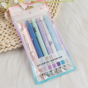 Popular products 6pcs students <em>stationery</em> ballpoint set