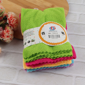 China factory 5pcs cleaning cloth cleaning <em>towel</em>