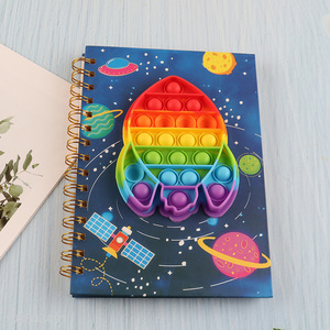 High quality fidget sensory spiral notebook for school home