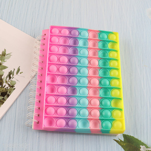 Good quality fidget sensory spiral notebook for school home