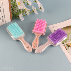 Hot selling kawaii wet and dry massage <em>comb</em> for women