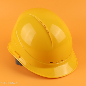 New arrival yellow yellow safety <em>helmet</em> for head protection