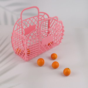 Top quality plastic hollow storage basket for sale