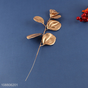 Good quality golden fake leaves plant for indoor outdoor decor