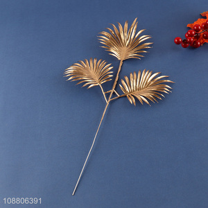 New arrival golden <em>artificial</em> leaves <em>plant</em> for Christmas decor