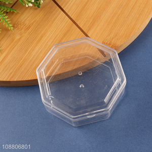 Online wholesale octagonal clear plastic storage box bead organizer