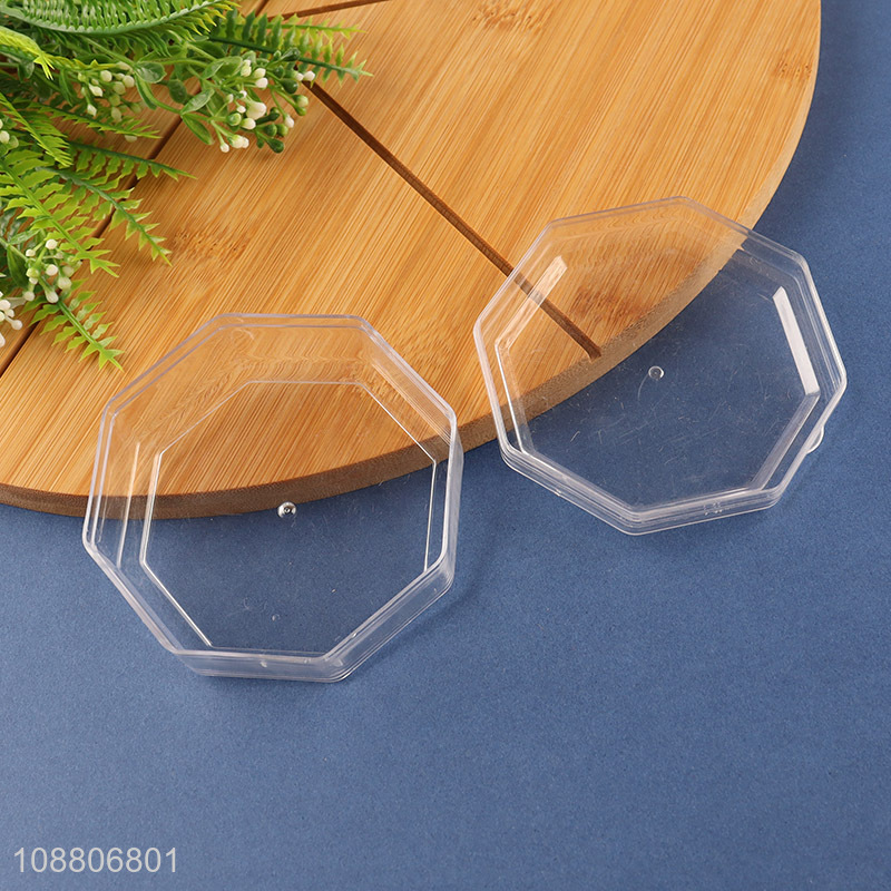 Online wholesale octagonal clear plastic storage box bead organizer