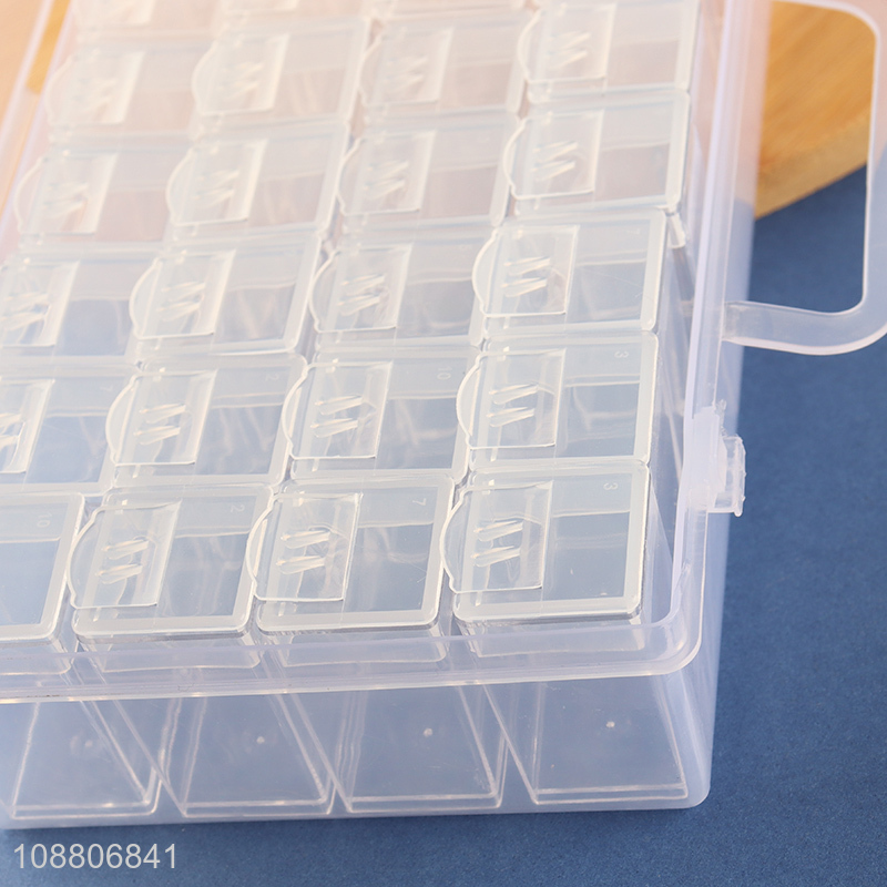 Good quality clear portable diamond painting storage container