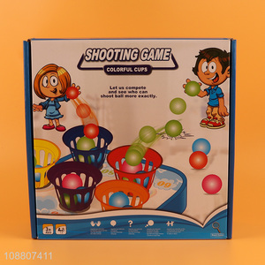 China products kids colorful cups shooting game