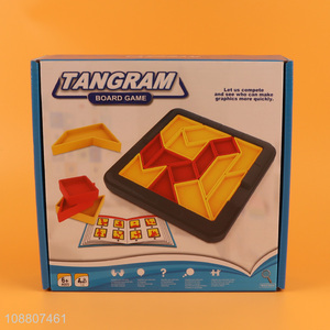 Hot selling children tangram toy educational board game