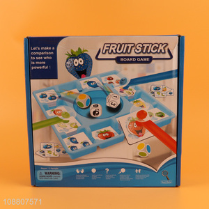 China factory 112pcs fruit stick board game for children