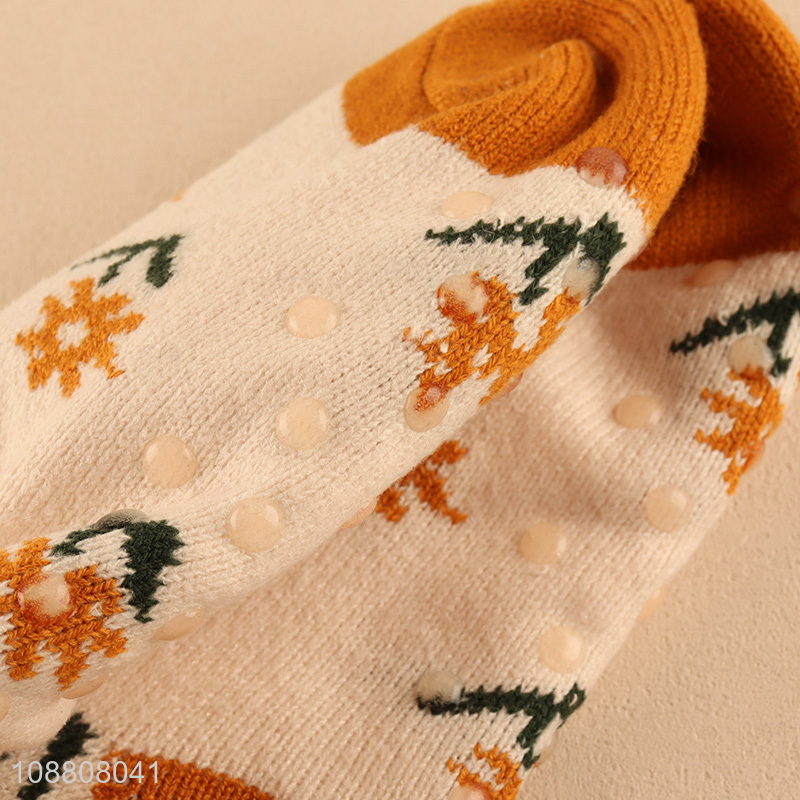 Good quality winter warm cozy soft slipper socks for women