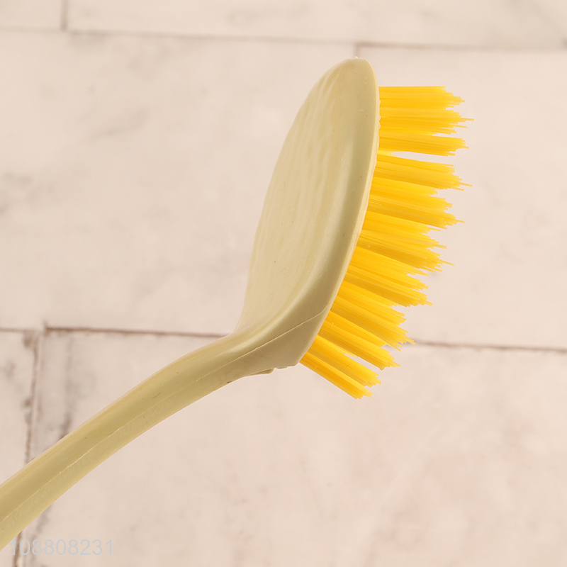 Good quality pot brush dish scrub brush with long handle