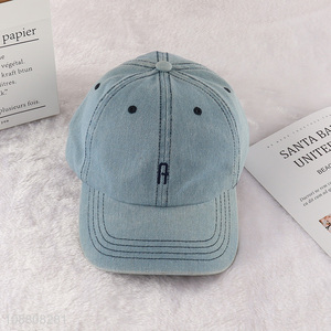 Custom embroidered cotton <em>baseball</em> <em>cap</em> for men women