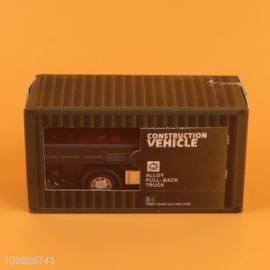 Top quality alloy pull back truck <em>vehicle</em> with music and lights
