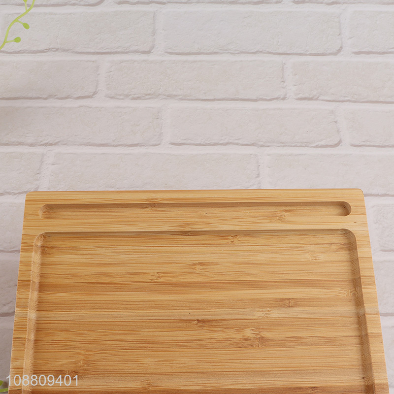 Best selling home restaurant bamboo food storage tray