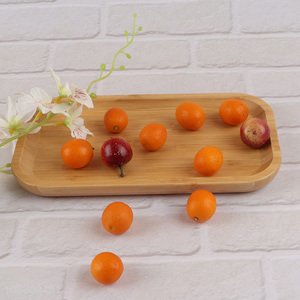 Low price bamboo food tray salad tray  for home restaurant
