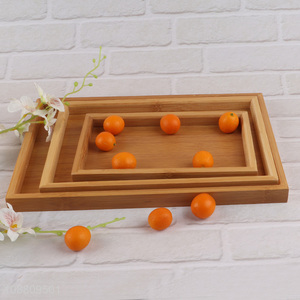 China factory bamboo fruits tray for home restaurant