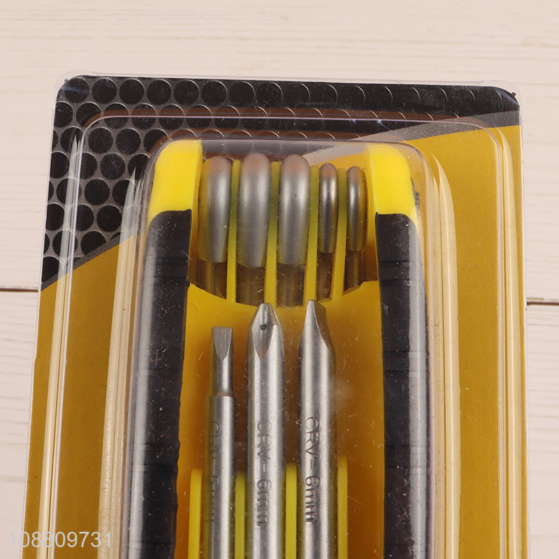 Top quality 8-piece folding screwdriver set