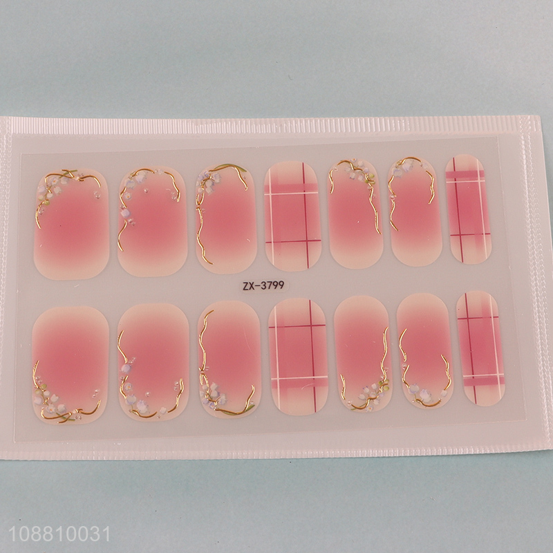 Factory supply 3d nail sticker for nail art decoration