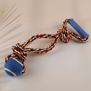 Latest products pets <em>dog</em> cotton rope chew <em>toys</em> teething <em>toys</em>