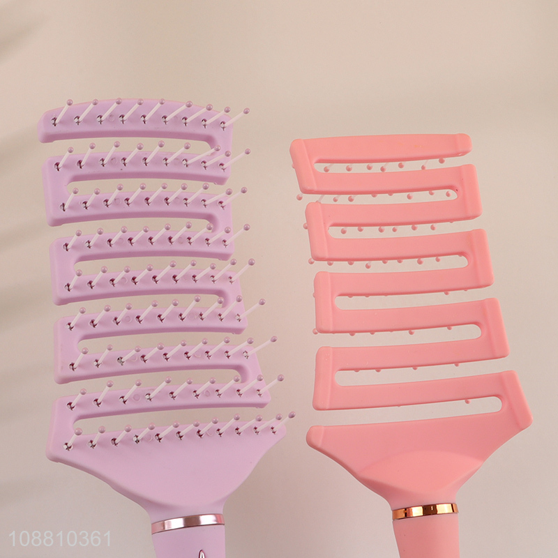 Popular products hollow wide teeth hair comb for sale