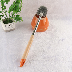 New product long handle toilet <em>bowl</em> brush and holder set