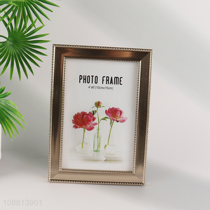 Wholesale 4*6Inch Plastic Photo Frame for Tabletop Display