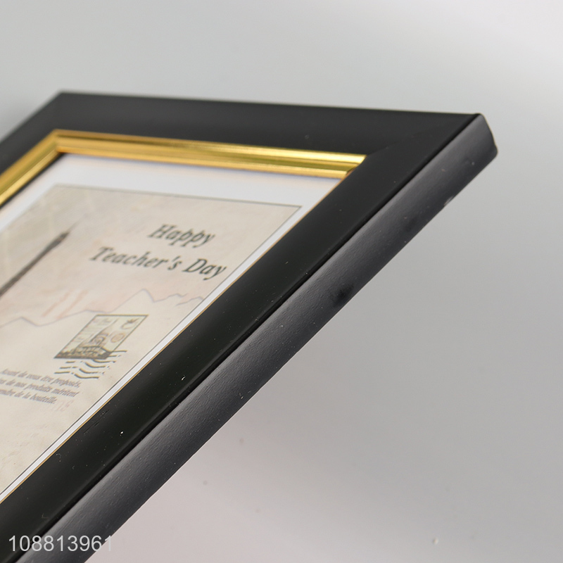 Factory Price 4*6Inch Plastic Photo Frame for Tabletop Display