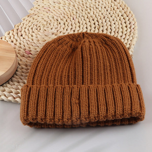 Hot items winter warm knitted hat beanies for outdoor