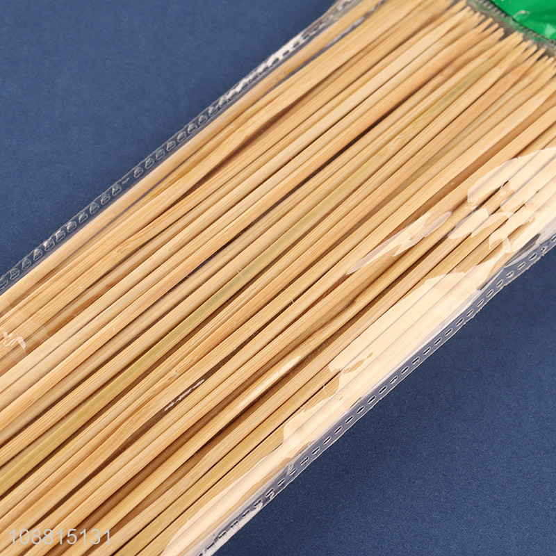 Wholesale 88-piece natural bamboo skewers sticks for grilling