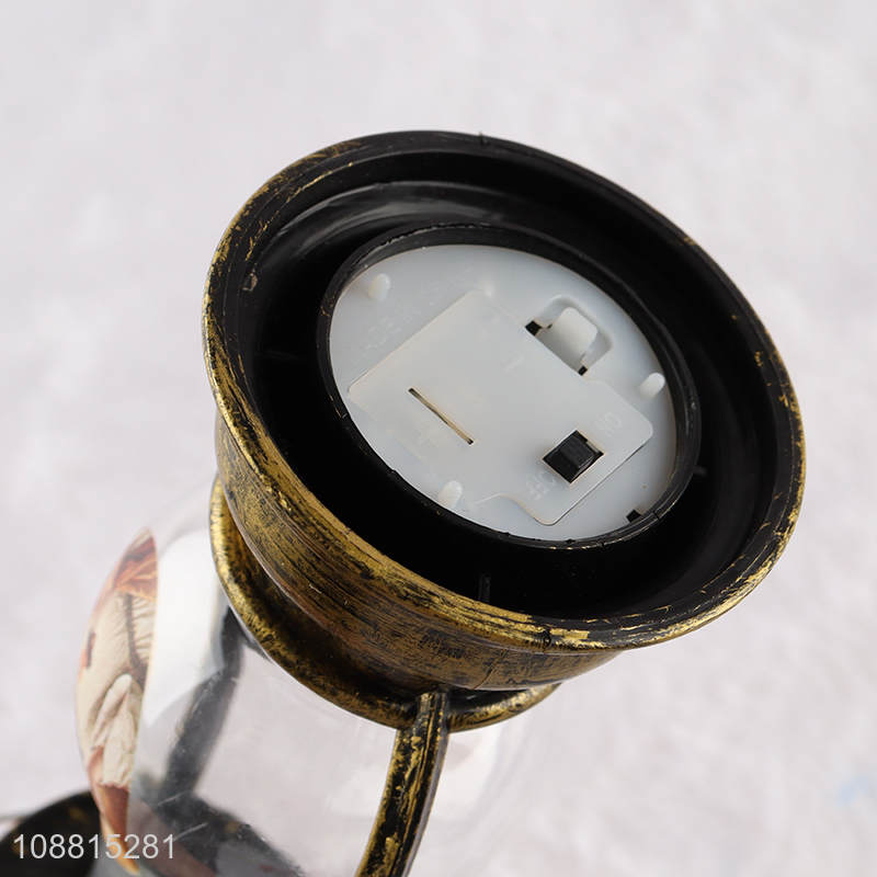 Wholesale battery operated vintage decorative led candle lantern