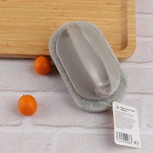 Most popular kitchen bathroom cleaning sponge with handle