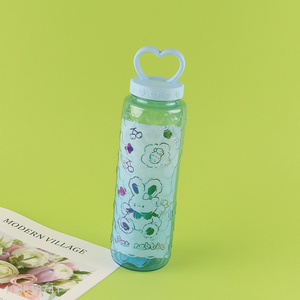 New arrival colorful plastic water bottle with stickers