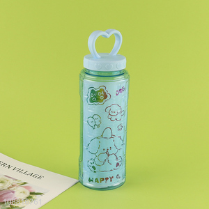 Good quality kids adults plastic water bottle with stickers
