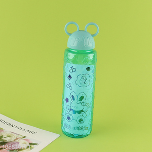 Factory price plastic non-leaking water bottle with stickers