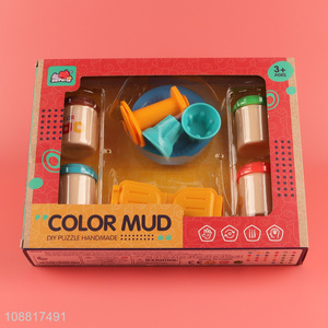 Best price diy colored mud toy for children