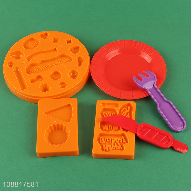 China supplier cake dessert diy colored mud set