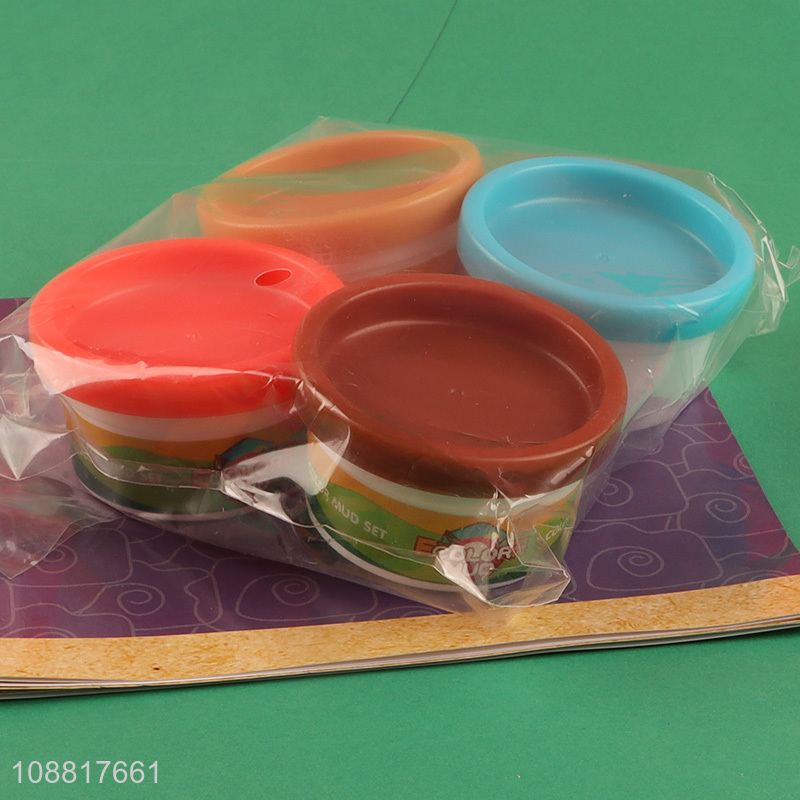 Good selling pizza pasta series diy colored mud set toys