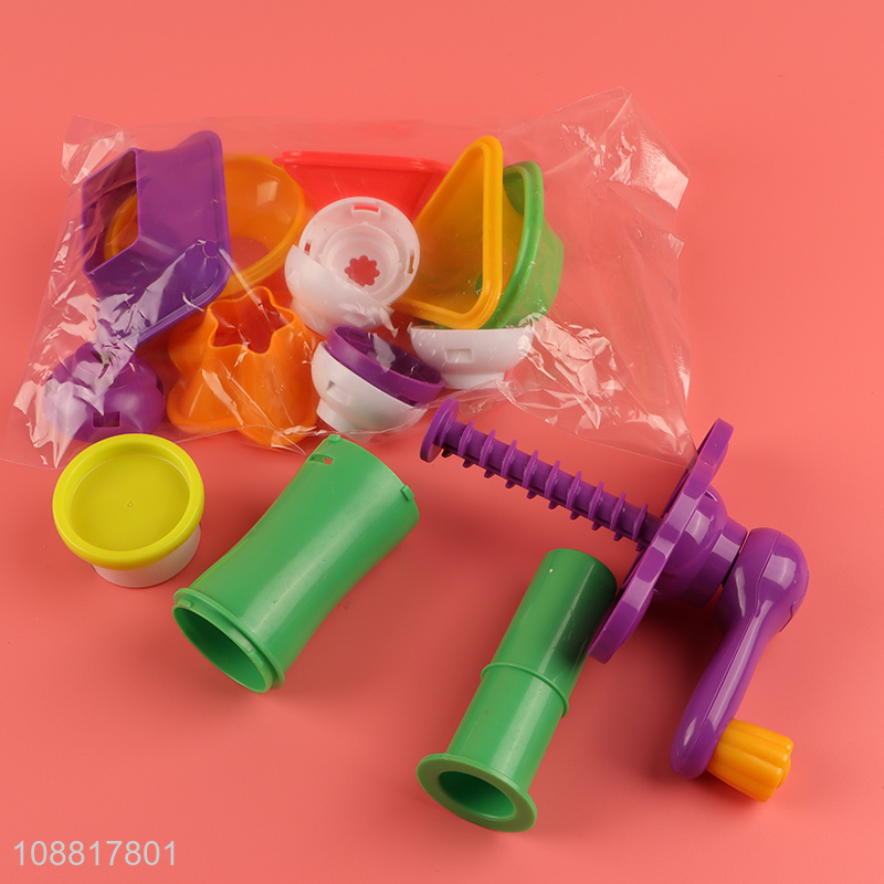 Yiwu market colorful clay noodle machine toys